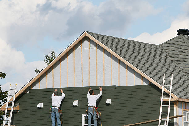 Professional Siding Replacement technician working in Irvona, PA